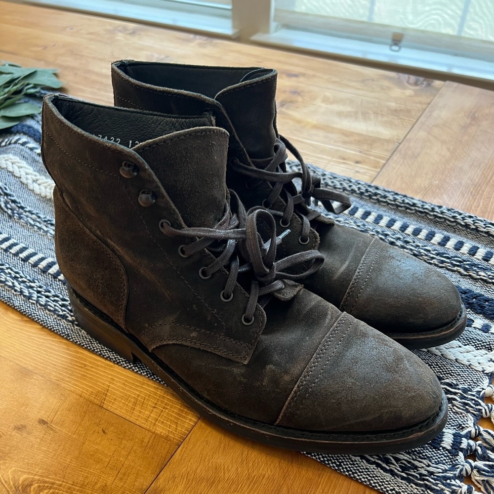 Thursday boots mens size 11.5 olive suede